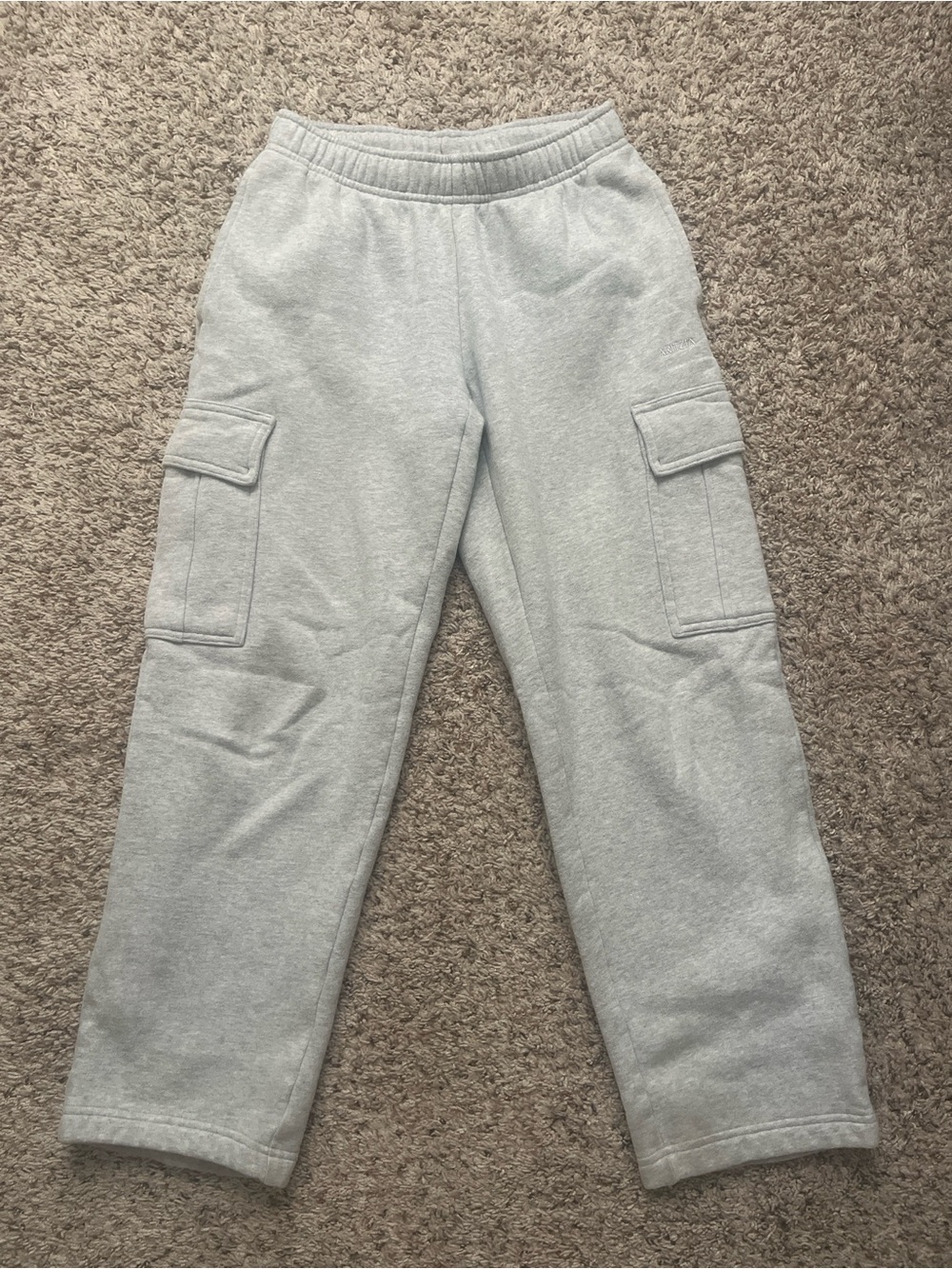 Aritzia Light Gray Cargo Sweat Pants
